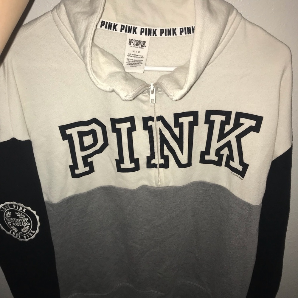 PINK quarter zip